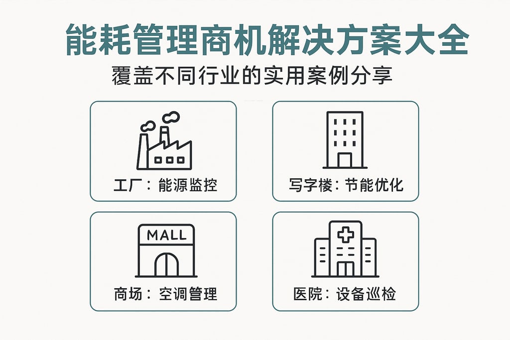 能耗管理商机解决方案大全：覆盖不同行业的实用案例分享