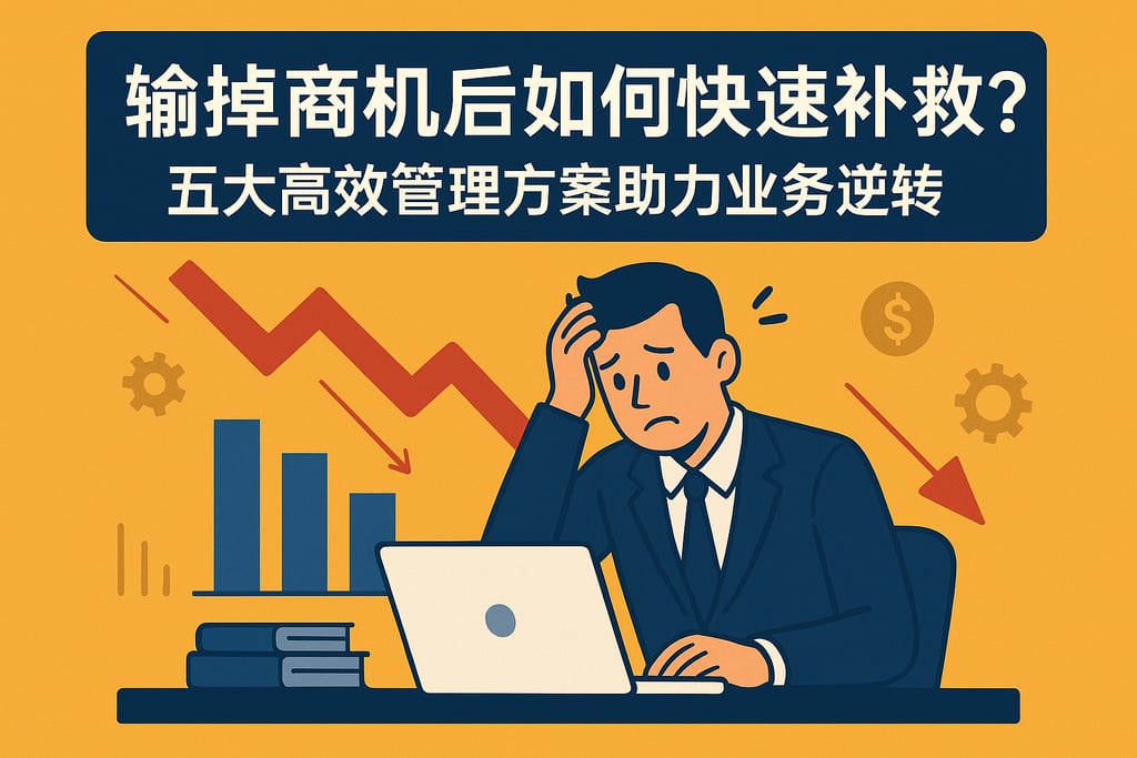 输掉商机后如何快速补救？五大高效管理方案助力业务逆转