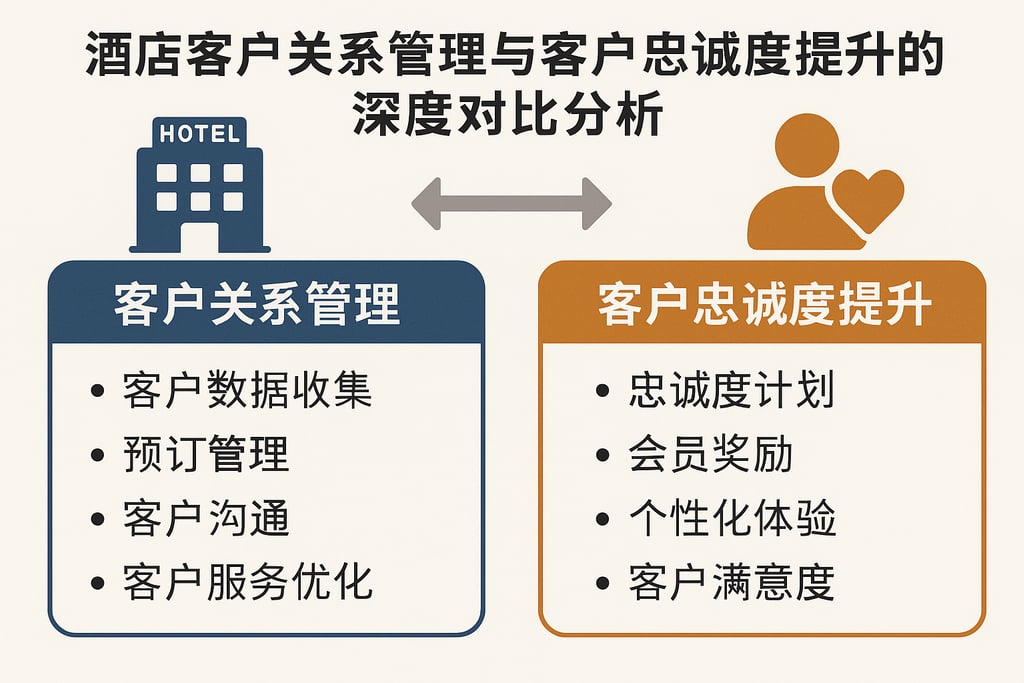 酒店客户关系管理与客户忠诚度提升的深度对比分析