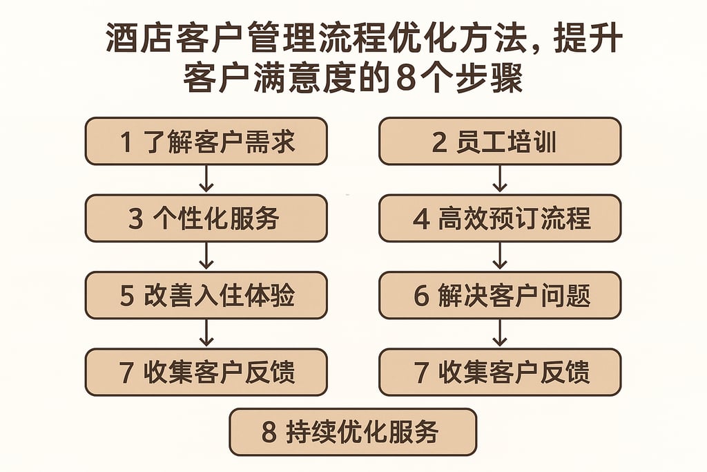 酒店客户管理流程优化方法，提升客户满意度的8个步骤