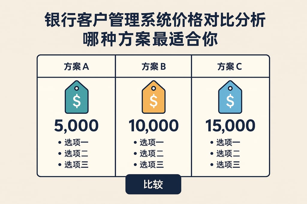 银行客户管理系统价格对比分析，哪种方案最适合你