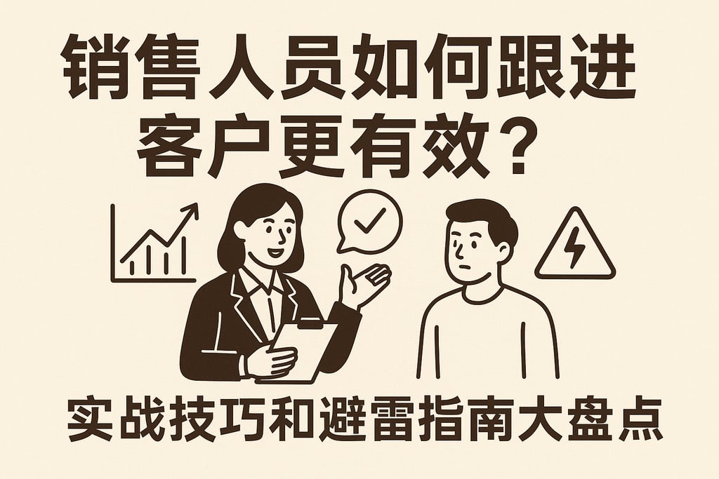 销售人员如何跟进客户更有效？实战技巧和避雷指南大盘点