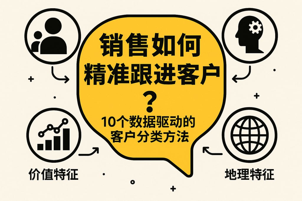 销售如何精准跟进客户？10个数据驱动的客户分类方法