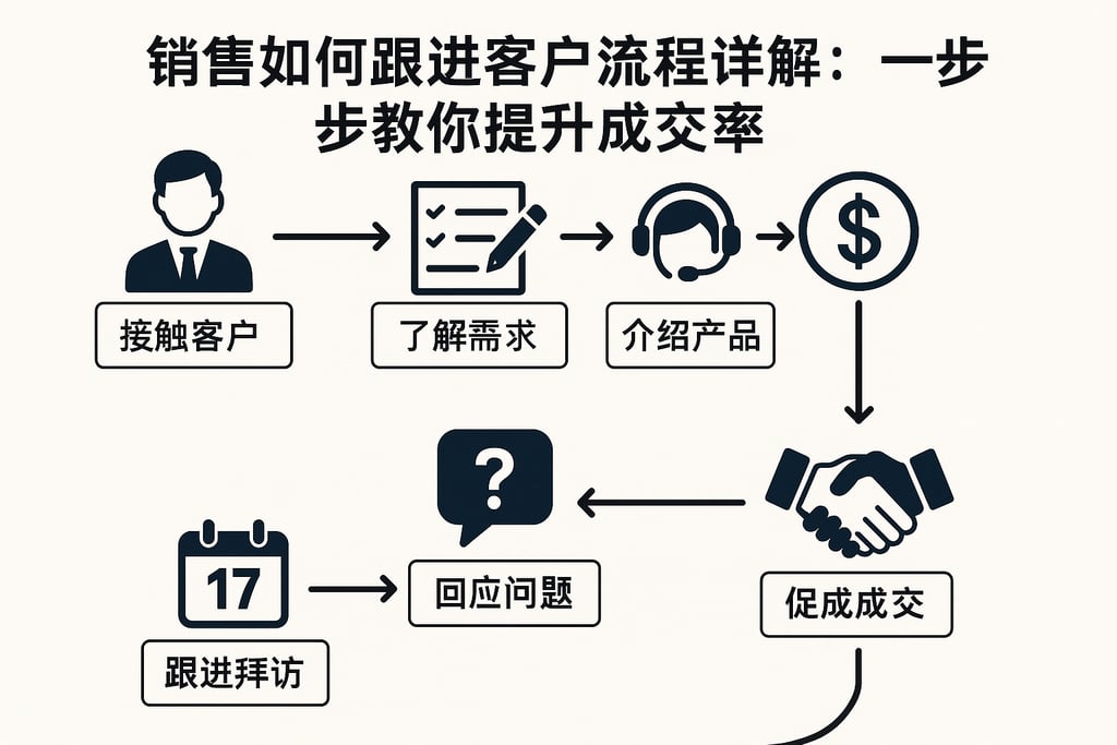 销售如何跟进客户流程详解：一步步教你提升成交率