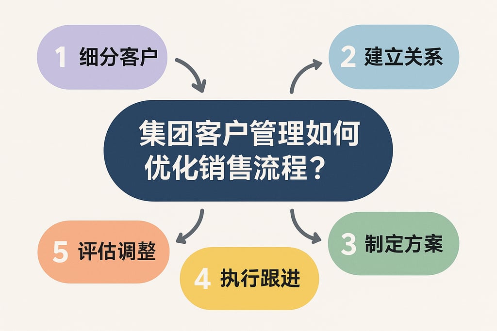 集团客户管理如何优化销售流程？五个关键步骤