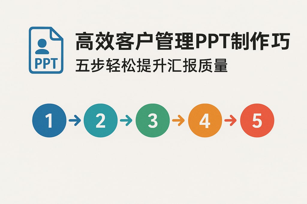 高效客户管理PPT制作技巧，五步轻松提升汇报质量