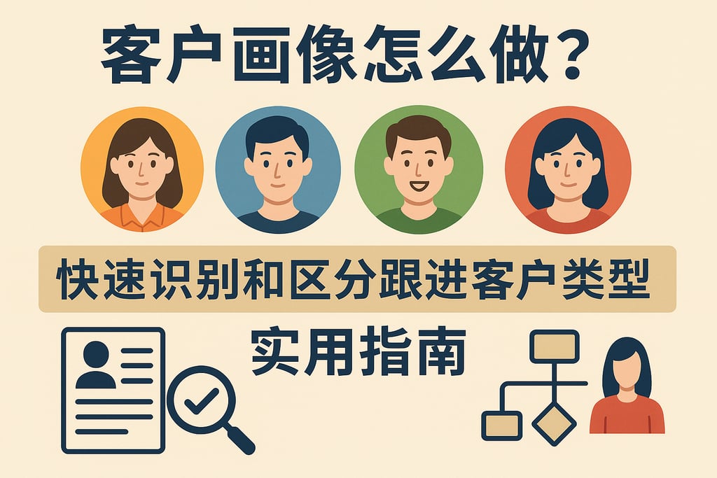 客户画像怎么做?快速识别和区分跟进客户类型实用指南 | 零代码企业数字化知识站