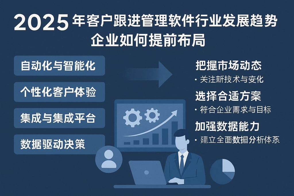 2025年客户跟进管理软件行业发展趋势，企业如何提前布局