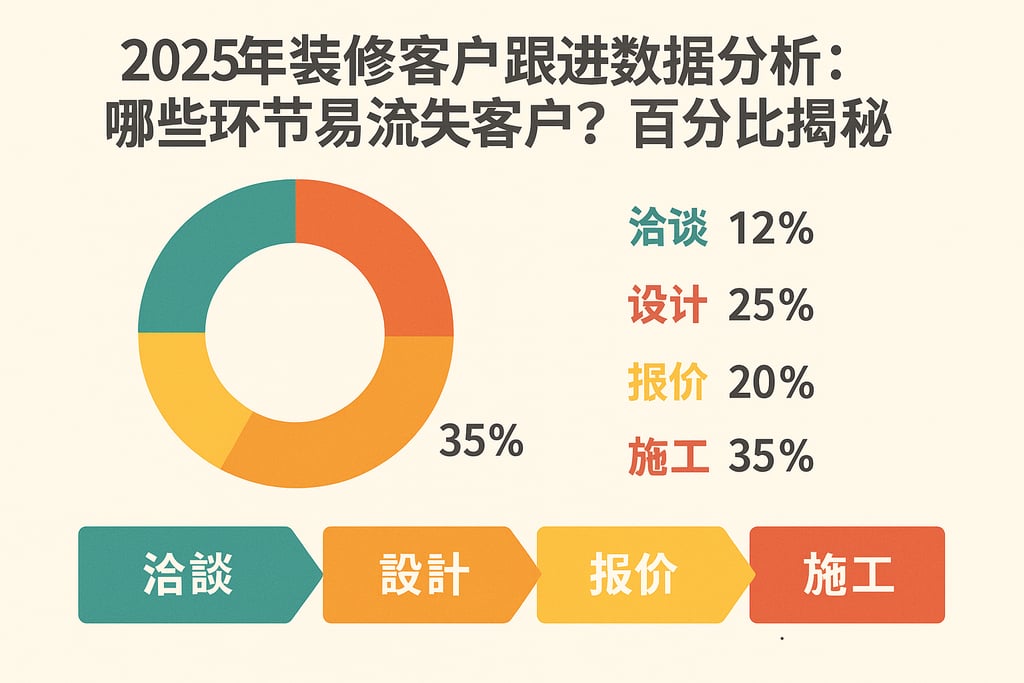 2025年装修客户跟进数据分析：哪些环节易流失客户？百分比揭秘