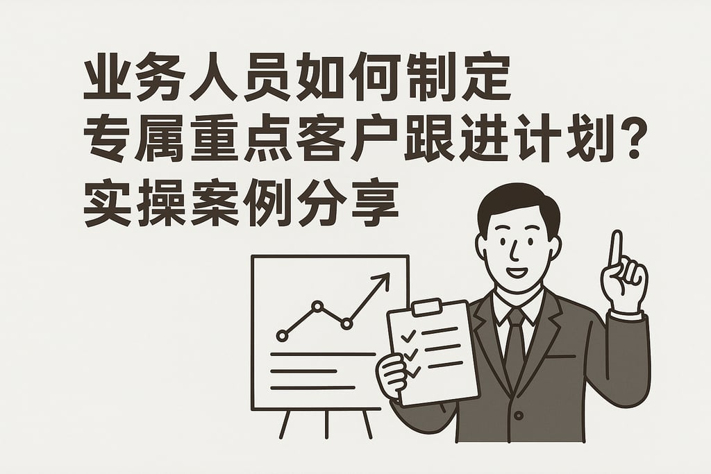 业务人员如何制定专属重点客户跟进计划？实操案例分享
