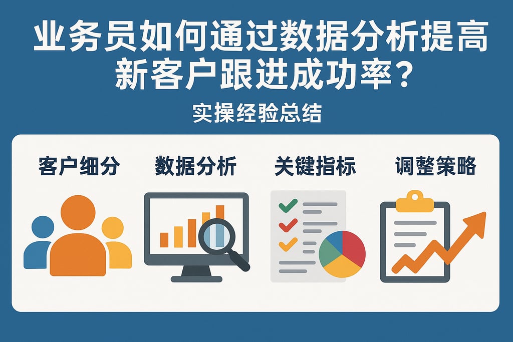 业务员如何通过数据分析提高新客户跟进成功率？实操经验总结
