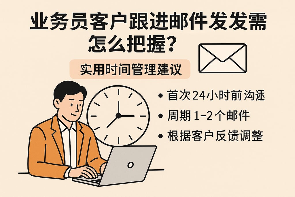 业务员客户跟进邮件发送频率怎么把握？实用时间管理建议