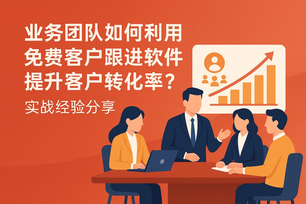 业务团队如何利用免费客户跟进软件提升客户转化率？实战经验分享