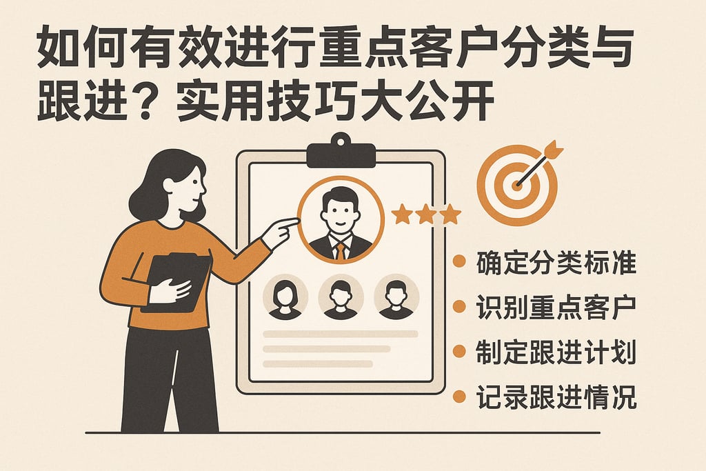 如何有效进行重点客户分类与跟进？实用技巧大公开