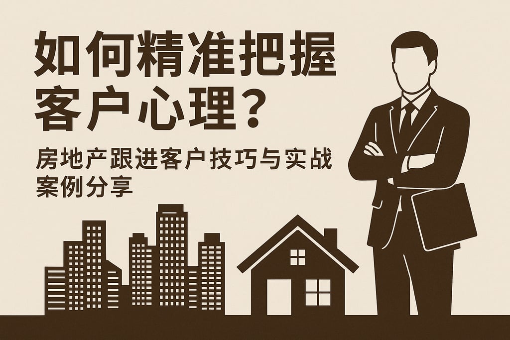 如何精准把握客户心理？房地产跟进客户技巧与实战案例分享