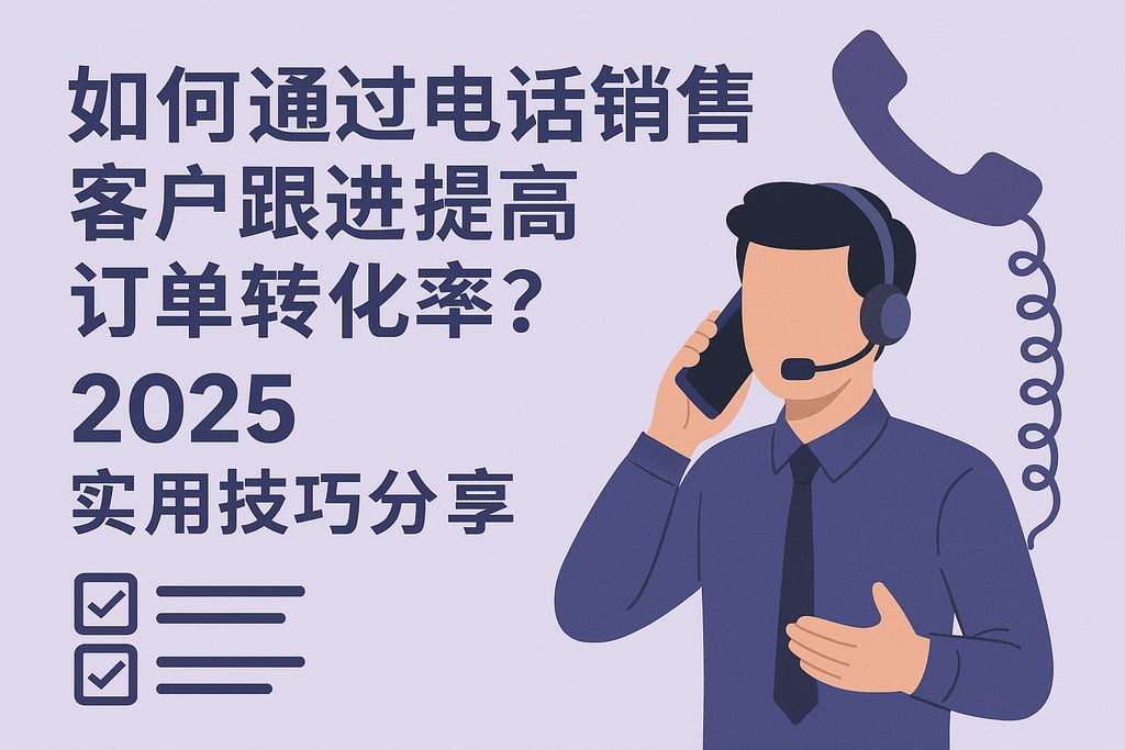 如何通过电话销售客户跟进提高订单转化率？2025实用技巧分享