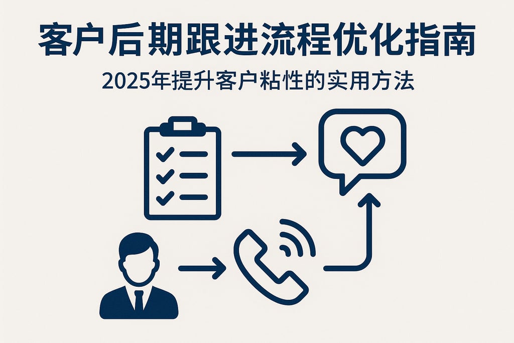 客户后期跟进流程优化指南，2025年提升客户粘性的实用方法