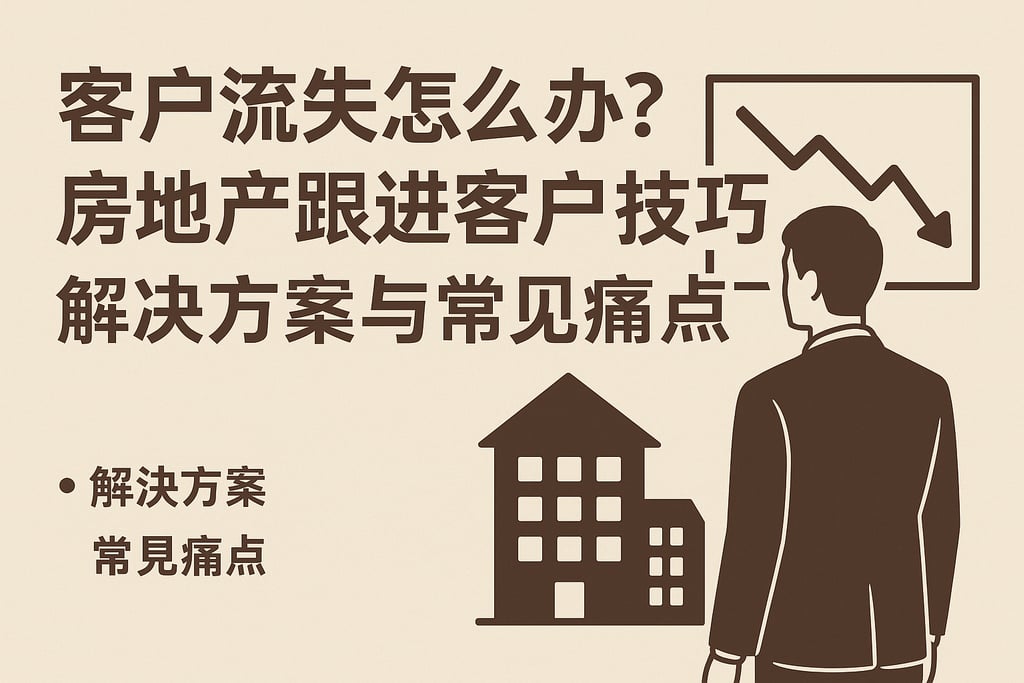 客户流失怎么办？房地产跟进客户技巧解决方案与常见痛点