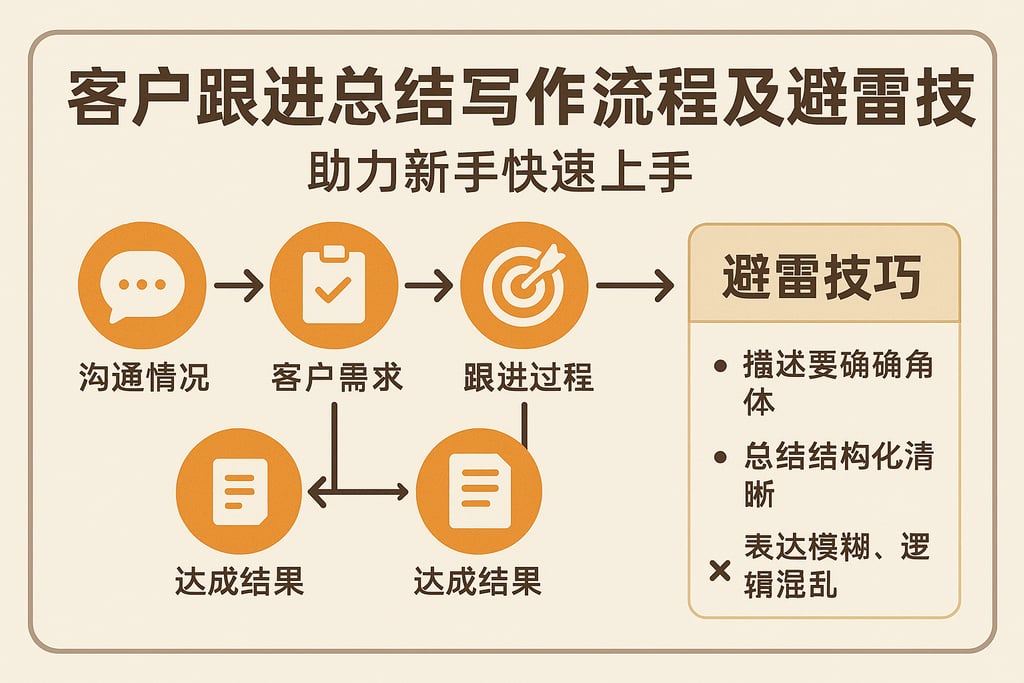 客户跟进总结写作流程及避雷技巧，助力新手快速上手