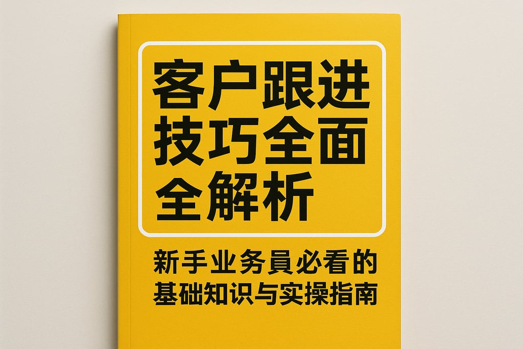 客户跟进技巧全面解析：新手业务员必看的基础知识与实操指南