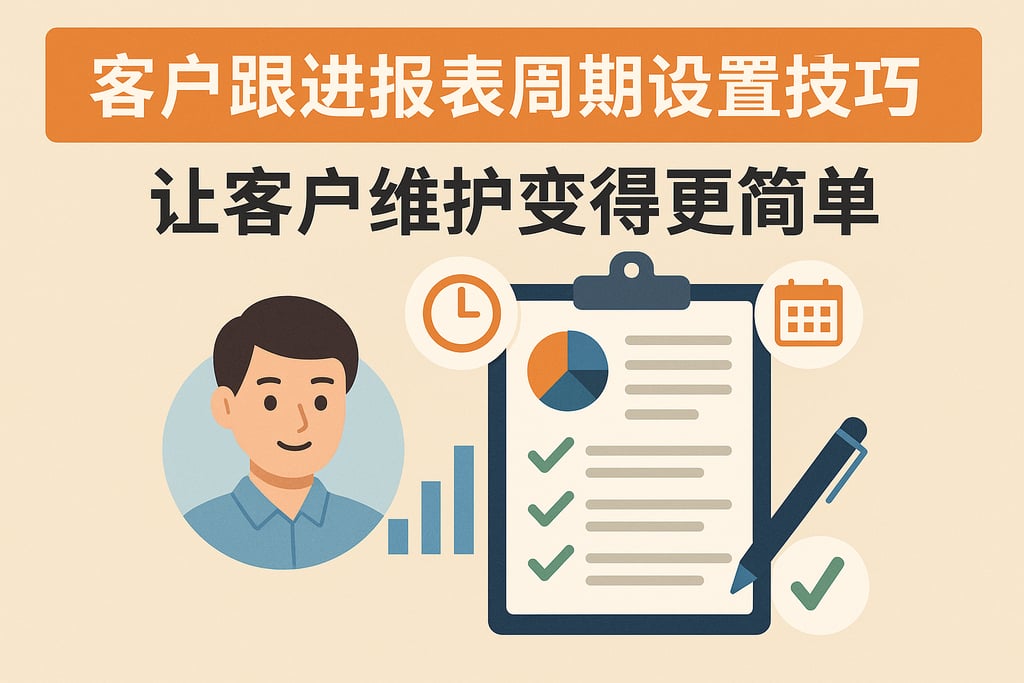 客户跟进报表周期设置技巧，让客户维护变得更简单