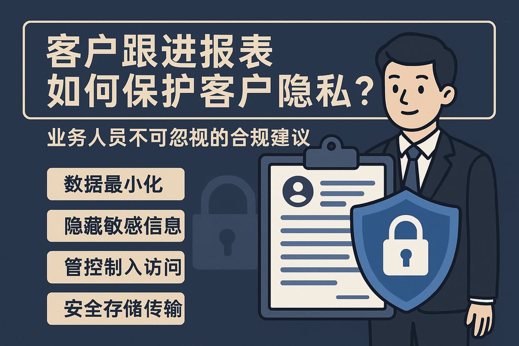 客户跟进报表如何保护客户隐私？业务人员不可忽视的合规建议