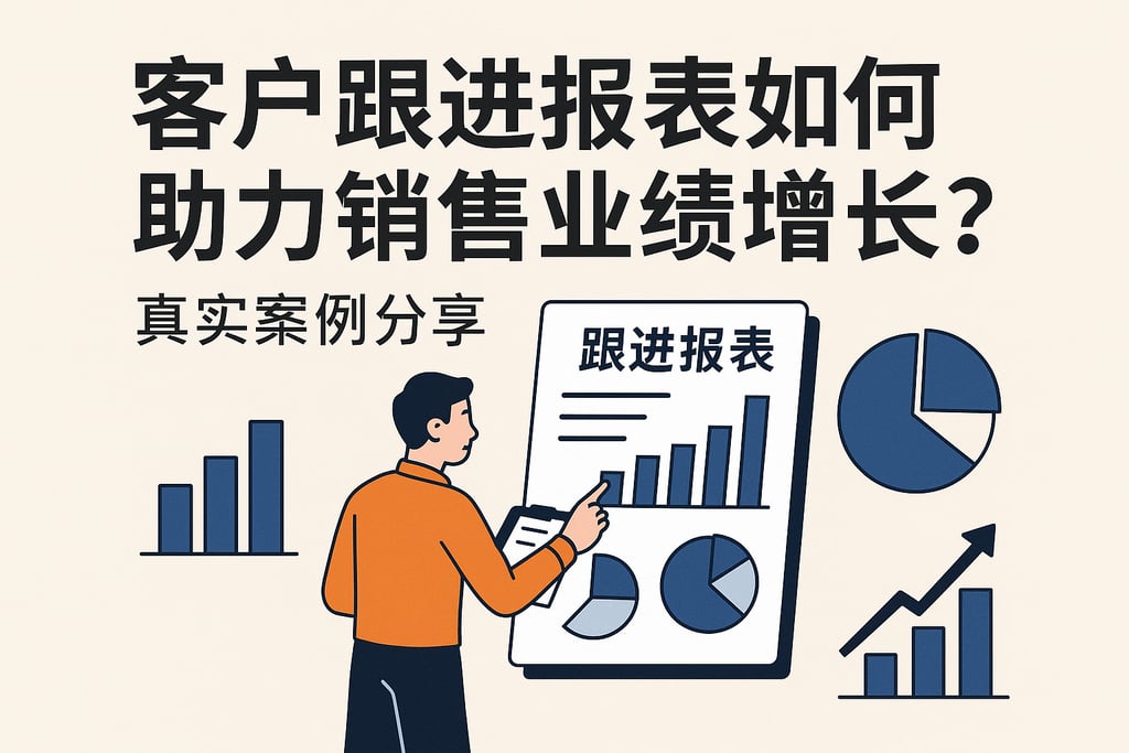 客户跟进报表如何助力销售业绩增长？真实案例分享