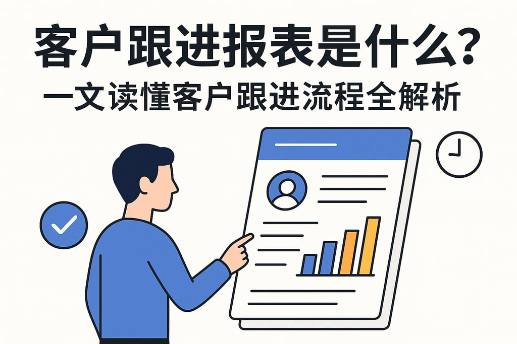 客户跟进报表是什么？一文读懂客户跟进流程全解析