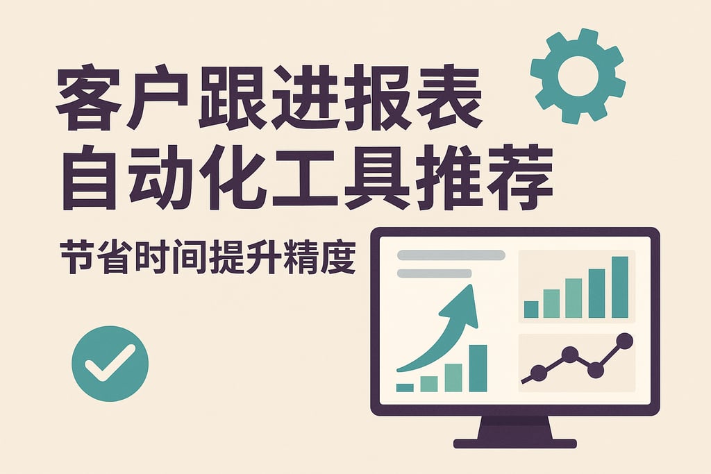 客户跟进报表自动化工具推荐，节省时间提升精准度