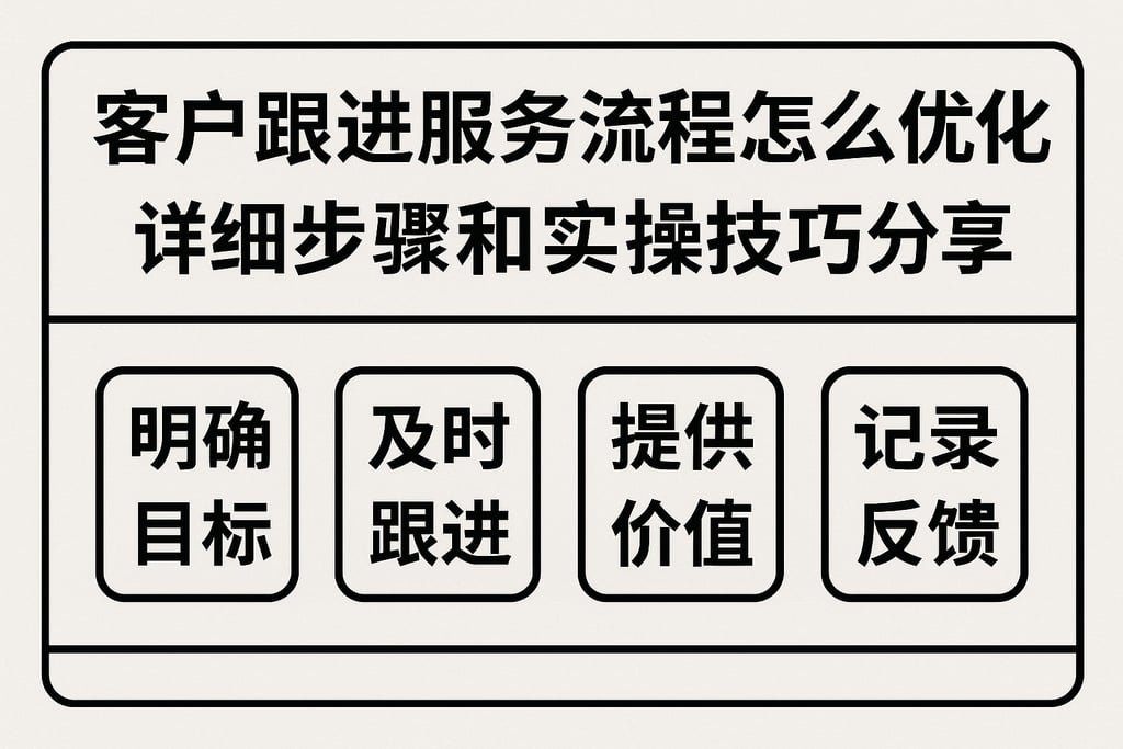 客户跟进服务流程怎么优化？详细步骤和实操技巧分享