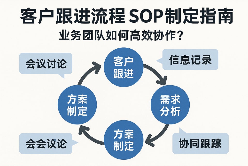 客户跟进流程SOP制定指南，业务团队如何高效协作？