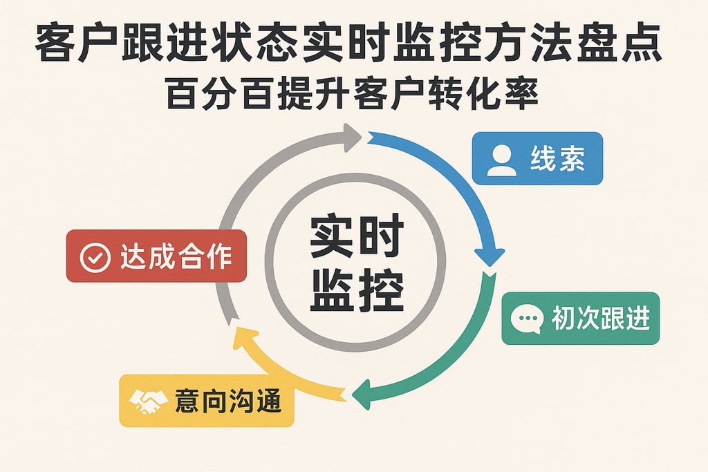 客户跟进状态实时监控方法盘点，百分百提升客户转化率