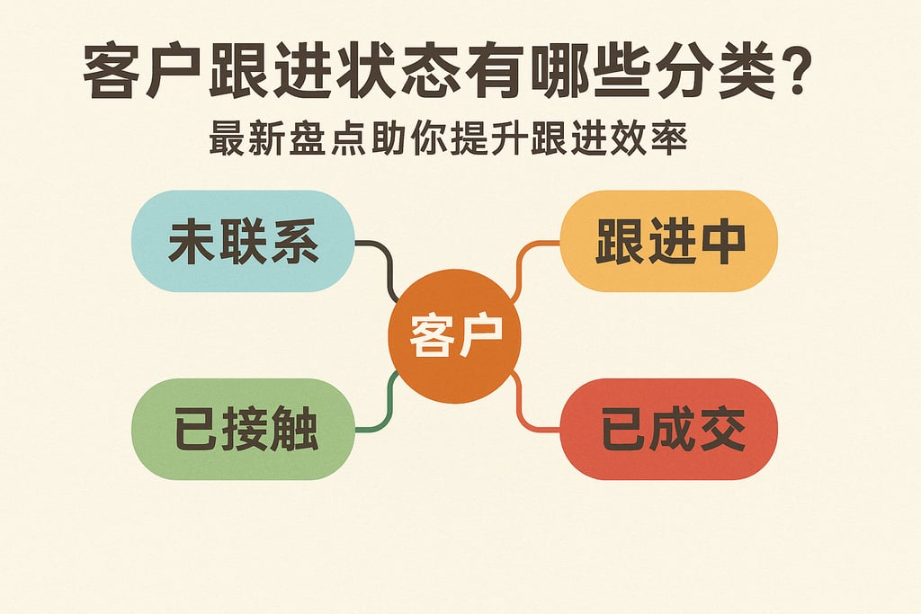 客户跟进状态有哪些分类？最新盘点助你提升跟进效率