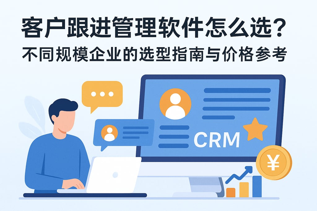 客户跟进管理软件怎么选？不同规模企业的选型指南与价格参考