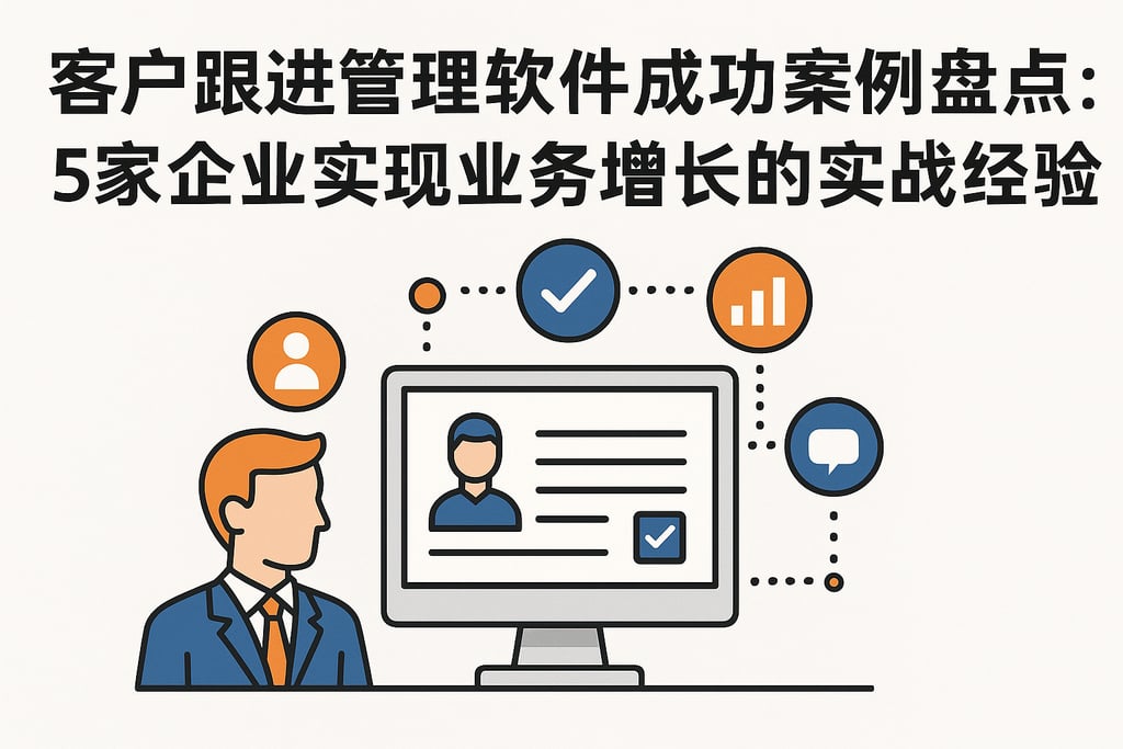 客户跟进管理软件成功案例盘点：5家企业实现业务增长的实战经验