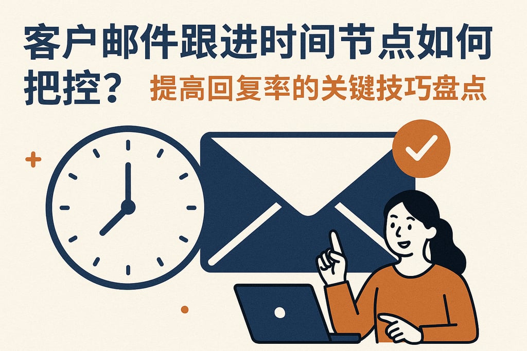 客户邮件跟进时间节点如何把控？提高回复率的关键技巧盘点