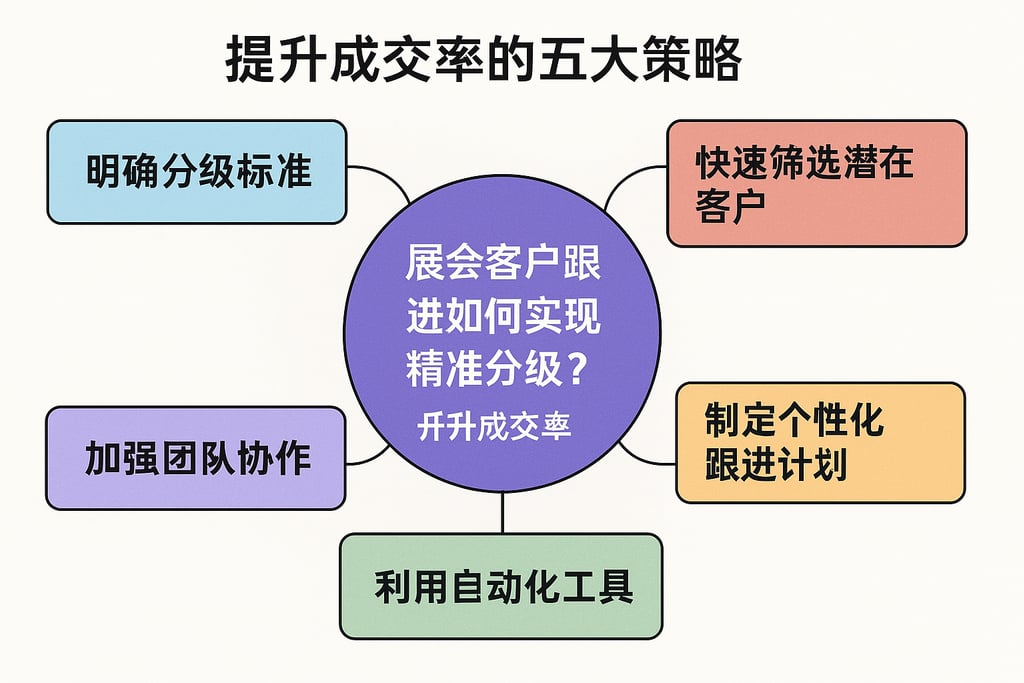 展会客户跟进如何实现精准分级？提升成交率的五大策略