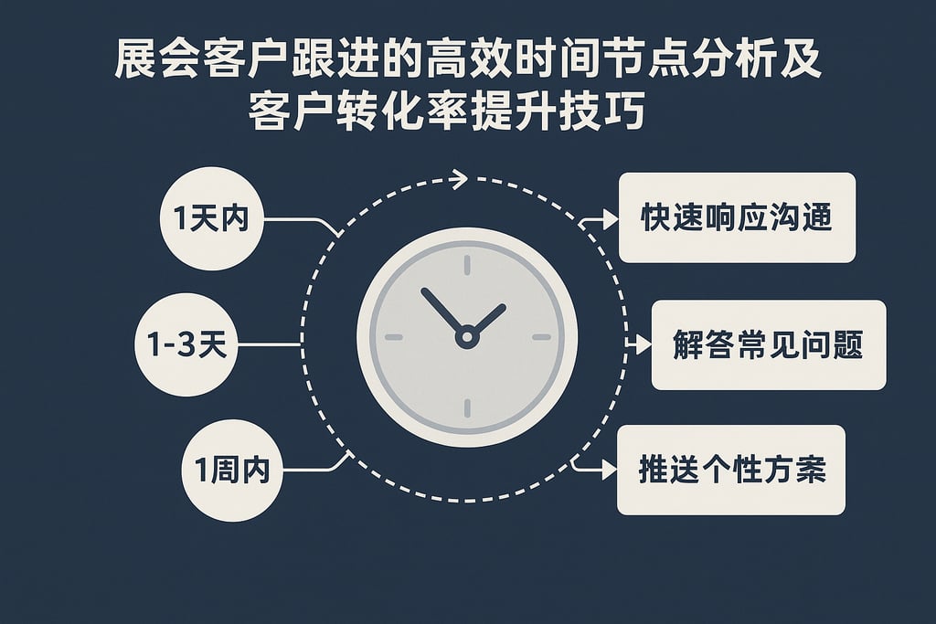 展会客户跟进的高效时间节点分析及客户转化率提升技巧