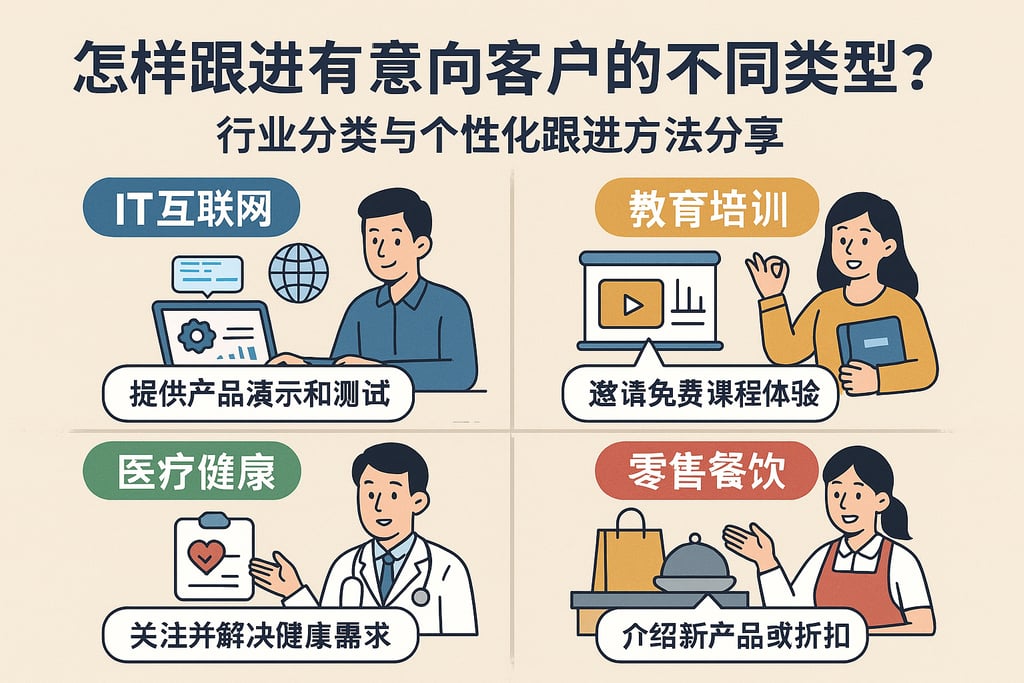 怎样跟进有意向客户的不同类型？行业分类与个性化跟进方法分享