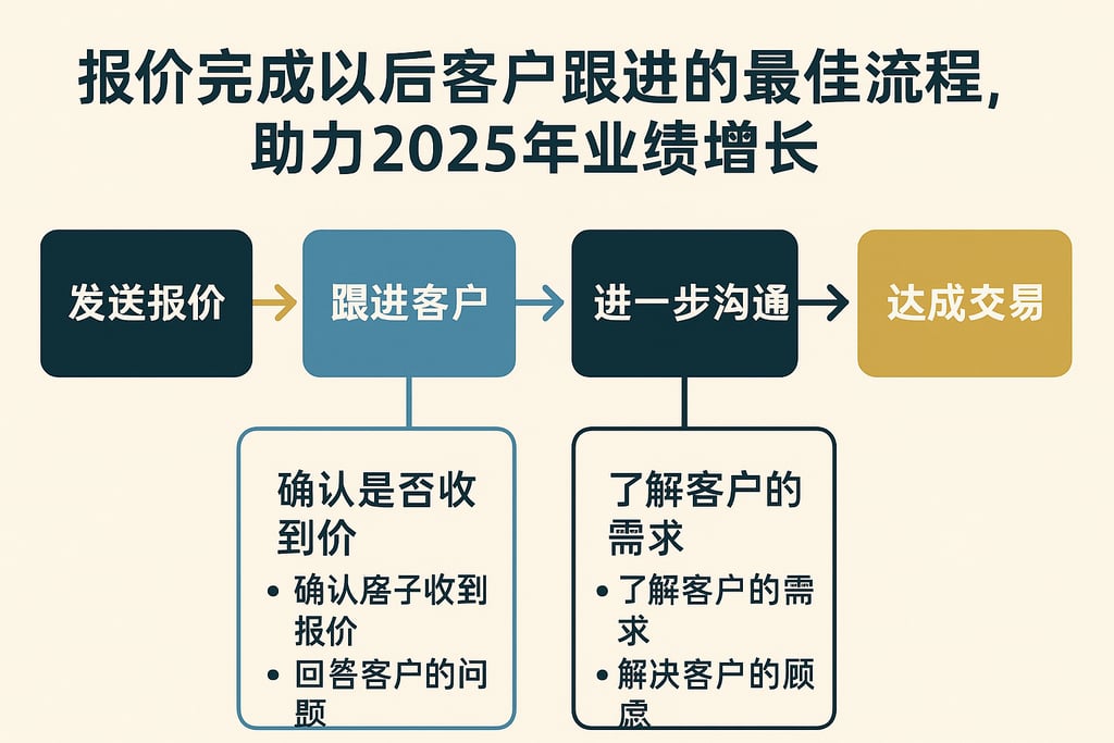 报价完成以后客户跟进的最佳流程，助力2025年业绩增长