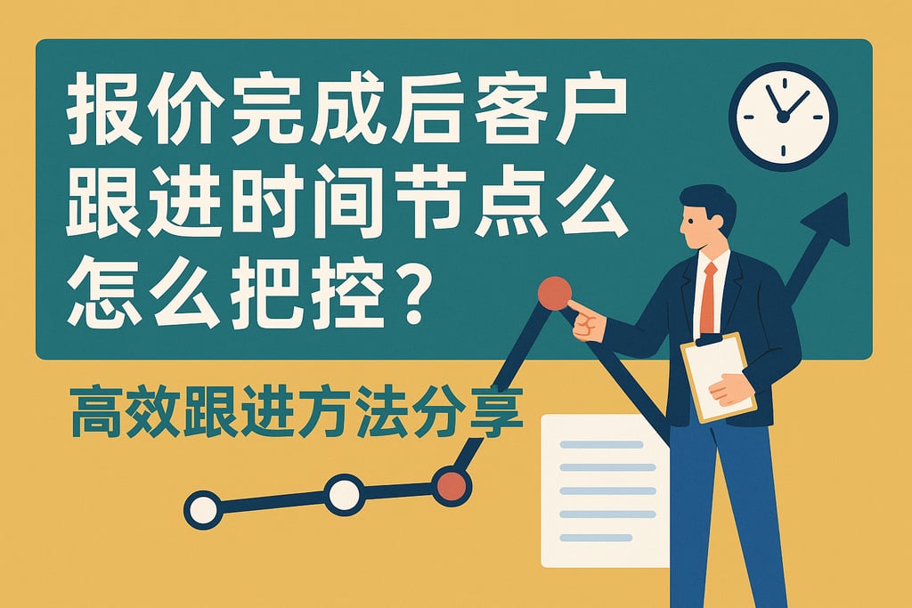 报价完成后客户跟进时间节点怎么把控？高效跟进方法分享