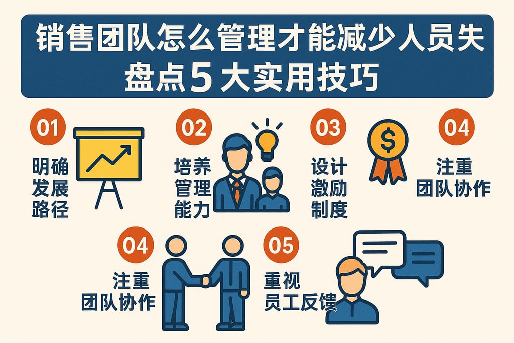 销售团队怎么管理才能减少人员流失?盘点5大实用技巧 | 零代码企业数字化知识站