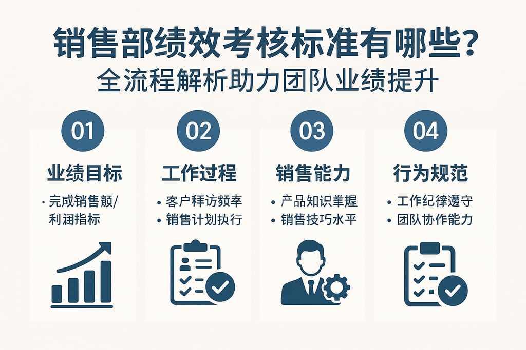 销售部绩效考核标准有哪些?全流程解析助力团队业绩提升 | 零代码企业数字化知识站