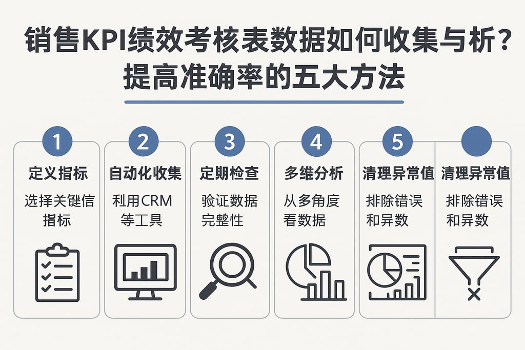 销售KPI绩效考核表数据如何收集与分析?提高准确率的五大方法 | 零代码企业数字化知识站