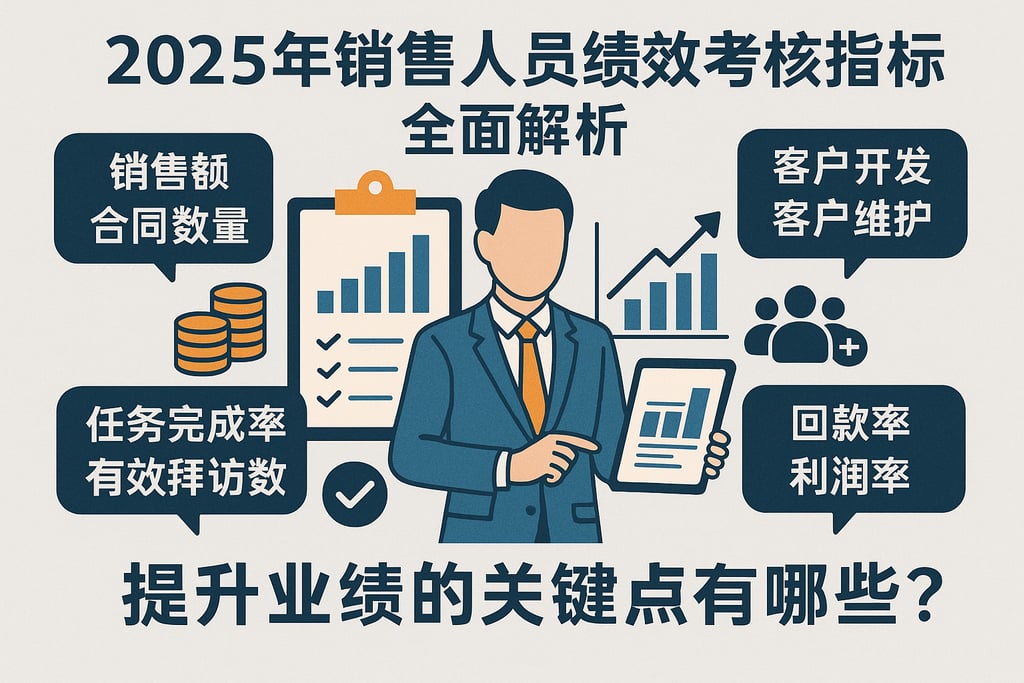 2025年销售人员绩效考核指标全面解析,提升业绩的关键点有哪些? | 零代码企业数字化知识站