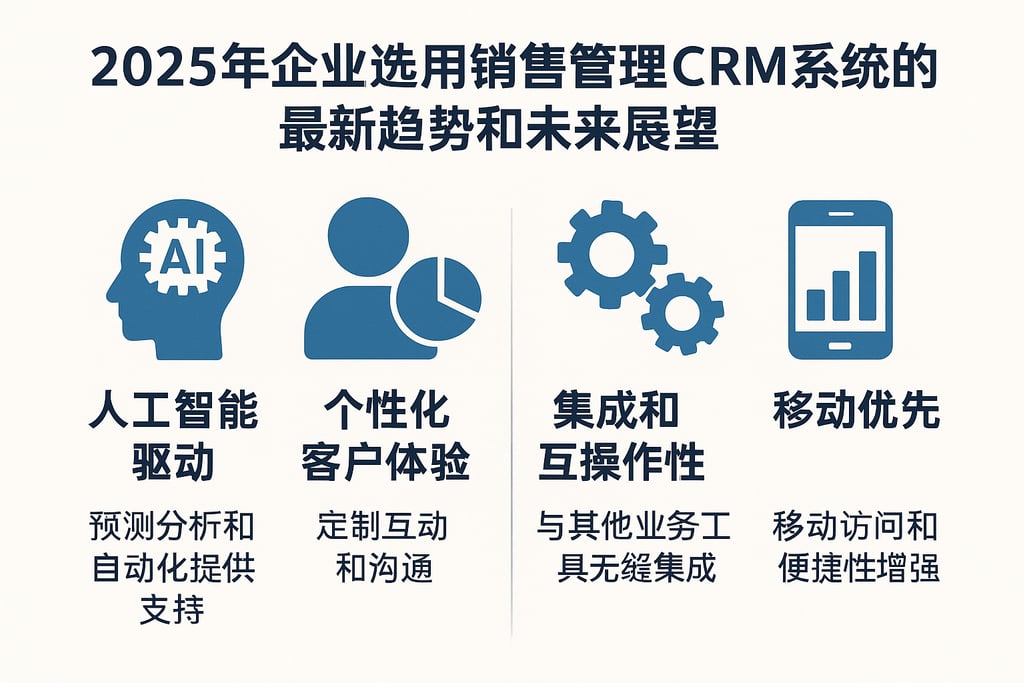 2025年企业选用销售管理CRM系统的最新趋势和未来展望
