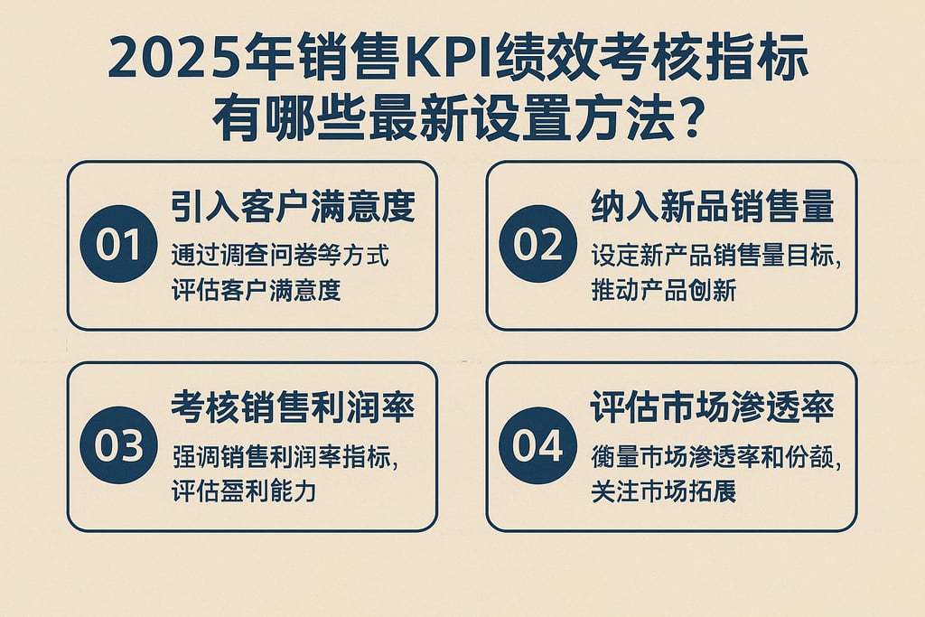 2025年销售kpi绩效考核指标有哪些最新设置方法？