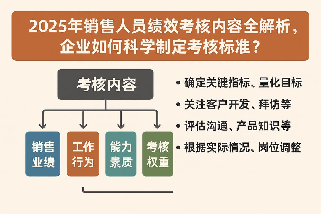 2025年销售人员绩效考核内容全解析，企业如何科学制定考核标准？