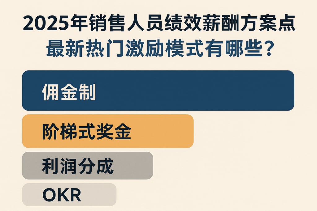 2025年销售人员绩效薪酬方案盘点，最新热门激励模式有哪些？