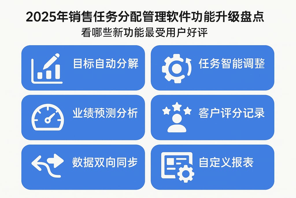 2025年销售任务分配管理软件功能升级盘点，看哪些新功能最受用户好评